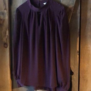 Burgundy Light Flowy Blouse from Reitmans